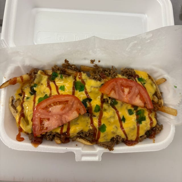 Sweet Steak Cheese Fries.